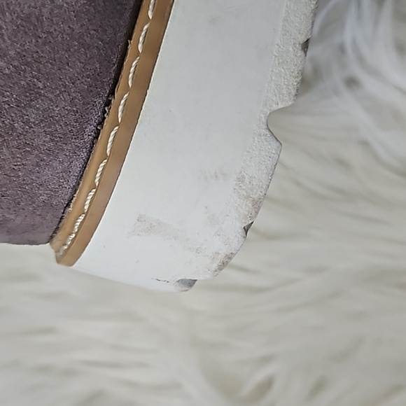 a.n.a Andes Brown Faux fur and Faux Suede Lace Up Rounded Toe Boots - Picture 13 of 14